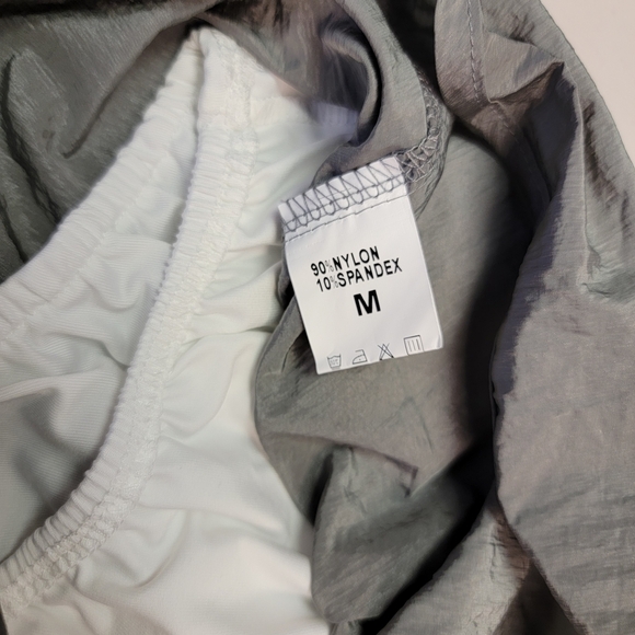 Automet Gray High Waist Running Athletic Shorts Sz M - Picture 4 of 6